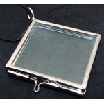 Glass Memory Diagonal Pendant